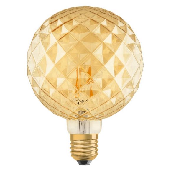 Лампа светодиодная LED 4,5W Е27 Vintage 1906 CL PINECONE,филамент,GOLD (замена 40Вт)золотистая, теплый Osram (4058075092037)