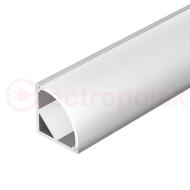 Профиль с экраном ARH-KANT-H16-2000 ANOD+OPAL (Arlight, Алюминий) Профиль с экраном ARH-KANT-H16-2000 ANOD+OPAL (Arlight, Алюминий)