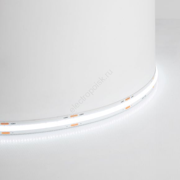 Лента светодиодная LEDх480/м COB 5м 12w/m 24в 6500К (48272)