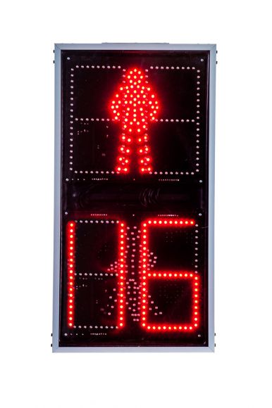 Светофор дорожный светодиодный пешеходный с ТООВ (П.1.2 с ТВАЗ) (Э00016ЕК)