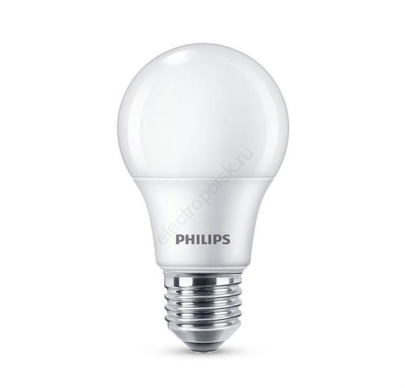 Лампа светодиодная LED A60 15 Вт 1350 Лм 3000 К E27 К 220-240 В IP20 Ra 80-89 (класс 1В) EcohomeLED PHILIPS