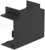 ELECOR Угол Т-образный КМТ 40х25 черный (4шт/компл) ELECOR Угол Т-образный КМТ 40х25 черный (4шт/компл)