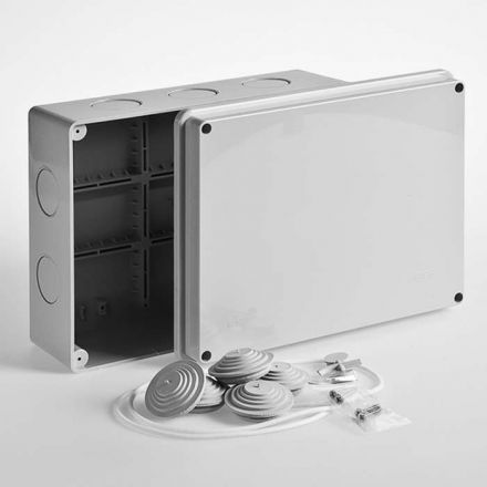 Коробка распределительная 240х195x90мм IP55 без вводов
