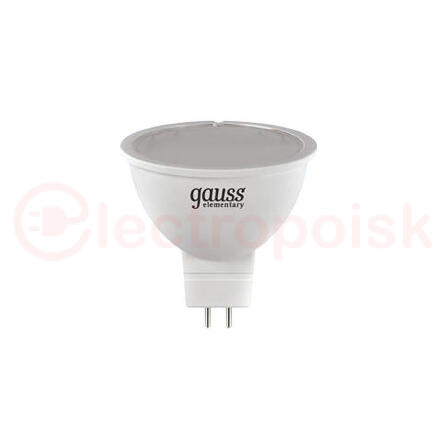 Лампа светодиодная LED 3,5 Вт 300 Лм 4100К белая GU5.3 MR16 Elementary Gauss