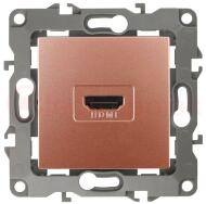 Розетка HDMI, Эра12, медь, 12-3114-14 Розетка HDMI, Эра12, медь, 12-3114-14