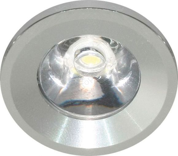 Светильник светодиодный ДВО-1w 6400K 43Лм серебро