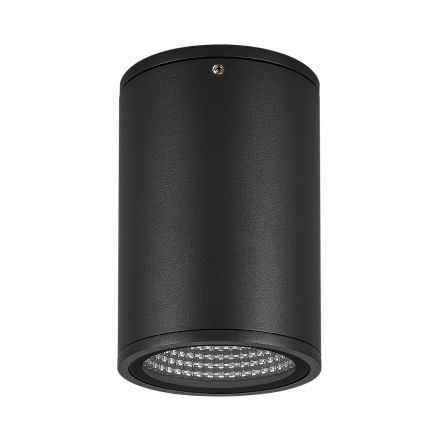 Светильник LGD-FORMA-SURFACE-R90-12W Warm3000 (BK, 44 deg, 230V) (, IP54 Металл, 3 года)