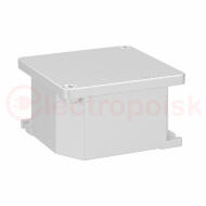 Коробка ответвительная 90х90х53мм IP66 RAL9006 алюминиевая Коробка ответвительная 90х90х53мм IP66 RAL9006 алюминиевая