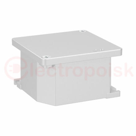 Коробка ответвительная 90х90х53мм IP66 RAL9006 алюминиевая