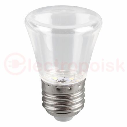 Лампа светодиодная LED 1вт Е27 прозрачный 2700К колокольчик Лампа светодиодная LED 1вт Е27 прозрачный 2700К колокольчик