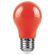 Лампа светодиодная LED 3вт Е27 красный шар (25924)