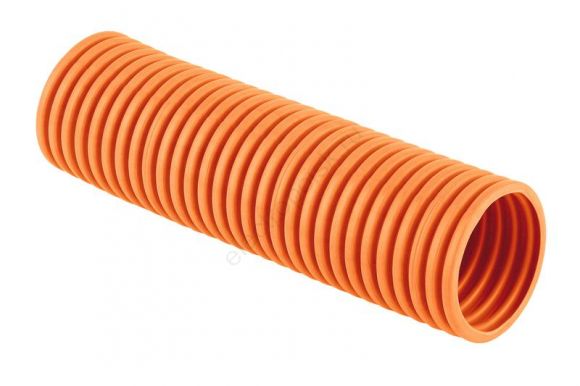 Труба гофр. 63мм ПП (оранжевая) с зондом легкая