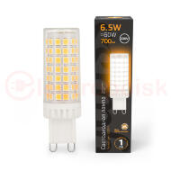 Лампа светодиодная LED 6.5 Вт 770 Лм 3000К теплая G9 капсула 220 В керамика Black Gauss Лампа светодиодная LED 6.5 Вт 770 Лм 3000К теплая G9 капсула 220 В керамика Black Gauss