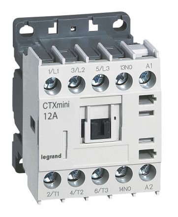 Контактор CTX3 мини 3P 12A 1нз ~230В
