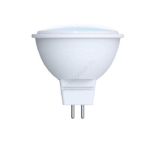 Лампа светодиодная LED-JCDR-5W/4000K/GU53/FR/SLS Форма JCDR матовая Белый свет (4000K) ТМ Volpe (UL-00008833)