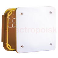 Коробка  распределительная  IP40 160х130х70мм прямоугольная  для твердых стен Коробка  распределительная  IP40 160х130х70мм прямоугольная  для твердых стен