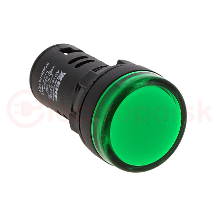 Лампа AD16-22HS LED матрица 22мм зеленый