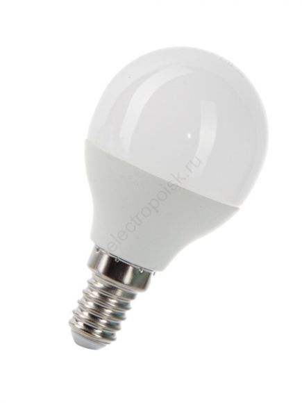 Лампа LED 6.5Вт 220В Е14 D45х79 белый шар 480лм (LkecLED6.5wGL45E1445)