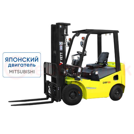 Дизельный погрузчик с японским двигателем YETT DRP30-M1K2C-M300-3W Дизельный погрузчик с японским двигателем YETT DRP30-M1K2C-M300-3W
