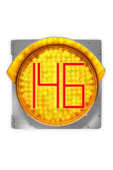 Секция светофора желтая (ТООВ-300КЛ) Т.7.2 (с ТООВ) (Э00021ЕК)