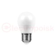 Лампа светодиодная LED 9вт Е27 теплый матовый шар Лампа светодиодная LED 9вт Е27 теплый матовый шар