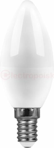 Лампа светодиодная LED 9вт E14 дневной матовая свеча Лампа светодиодная LED 9вт E14 дневной матовая свеча