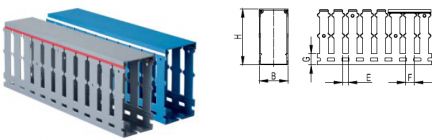 Короб перфорированный RL12 80x100 серый QUADRO