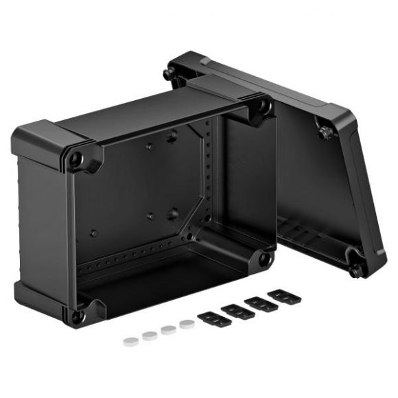 Распределительная коробка X25C, IP 67, 286x202x126 мм, черная, сплошная стенка (2005614)