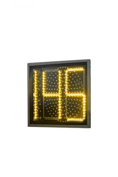 Секция светофора желтая с ТООВ-300КЛ Т.7.2 (квадрат) (Э00022ЕК)