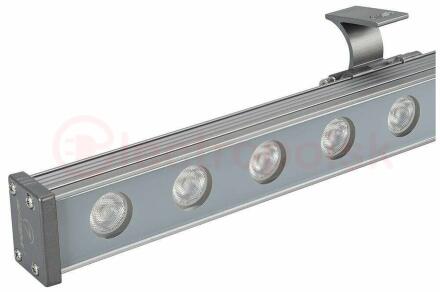 Светодиодный прожектор AR-LINE-1000L-36W-24V RGB (Grey, 30 deg, DMX512) (ARL, Закрытый)