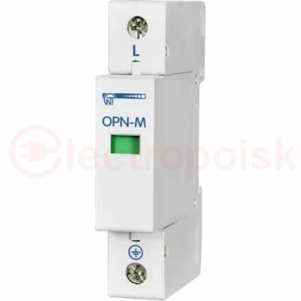 Ограничитель перенапряжения 1 модуль 380В In20kA OPN-M (1S)20kA