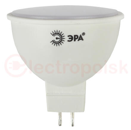 Лампа светодиодная LED MR16-4W-860-GU5.3 (диод  софит  4Вт  холод  GU5.3) (10/100/3200) ЭРА