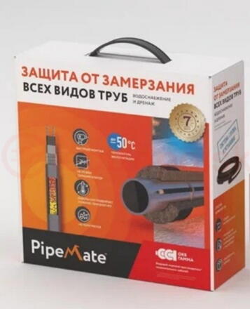Секция нагревательная кабельная PipeMate 25Вт/м 02м Секция нагревательная кабельная PipeMate 25Вт/м 02м