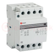 Контактор модульный КМ 63А 3NО+NC (3 мод) Контактор модульный КМ 63А 3NО+NC (3 мод)