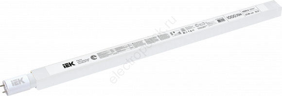 Лампа светодиодная LED 10вт G13 белый установка возможна после демонтажа ПРА (LLE-T8R-10-230-40-G13)