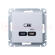ATLASDESIGN USB РОЗЕТКА тип-C 65W высокоскор.заряд. QC, PD, механизм, АЛЮМИНИЙ ATLASDESIGN USB РОЗЕТКА тип-C 65W высокоскор.заряд. QC, PD, механизм, АЛЮМИНИЙ