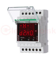 Терморегулятор CRT-02 (-50°C-+140°C) для систем снеготаяния/антиобледенения на шину DIN, с датчиком RT823 на проводе, 2х16А Терморегулятор CRT-02 (-50°C-+140°C) для систем снеготаяния/антиобледенения на шину DIN, с датчиком RT823 на проводе, 2х16А
