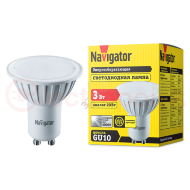 Лампа светодиодная LED 3вт 230в GU10 белая Лампа светодиодная LED 3вт 230в GU10 белая