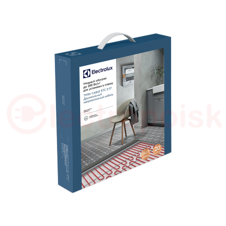 Кабель нагревательный ELECTROLUX Twin Cable 2-17-2500