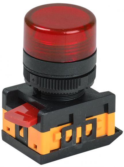 Лампа AL-22TE сигнальная красная с подсветкой неон 240В 