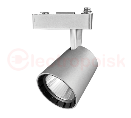 Светильник светодиодный на шинопровод ДПО-15w 4000K 1350Лм 24° GR (серый) IP40 Jazzway