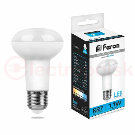 Лампа светодиодная LED зеркальная 11вт Е27 R63 дневной