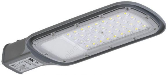Консольный светильник светодиодный дку 1012-30ш 5000к ip65 серый
