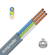 Кабель силовой КОРДЛАЙН ВВГ-Пнг(А)-LS 3x1,5ок(N,PE)-0,66 100м ТРТС Кабель силовой КОРДЛАЙН ВВГ-Пнг(А)-LS 3x1,5ок(N,PE)-0,66 100м ТРТС