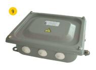 Коробка с наборными зажимами КЗНА 16-10 У2 10А 16 зажимов IP54 Коробка с наборными зажимами КЗНА 16-10 У2 10А 16 зажимов IP54