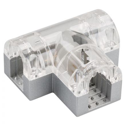 Соединитель тройной ARL-CLEAR-U15-2x90 (26x15mm) (ARL, Металл)