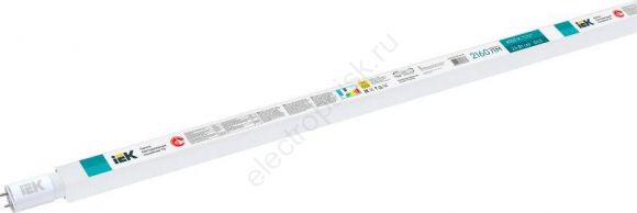 Лампа светодиодная LED 24вт G13 белый установка возможна после демонтажа ПРА (LLE-T8-24-230-40-G13)