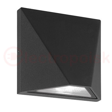 Светильник светодиодный уличный ULU-S50A-8W/4000K IP65 BLACK Архитектурный накладной Белый свет (4000K) Корпус черный TM
