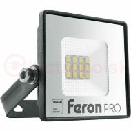 Прожектор светодиодный ДО-10w 6400К 900Лм IP65 черный Feron.PRO Прожектор светодиодный ДО-10w 6400К 900Лм IP65 черный Feron.PRO