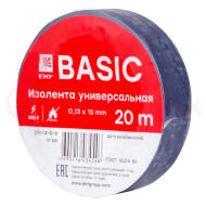 Изолента класс В (общего применения) 0.13х15мм 20м синяя Simple Изолента класс В (общего применения) 0.13х15мм 20м синяя Simple